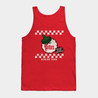 Señor Pizza Delivery Worn Out Tank Top